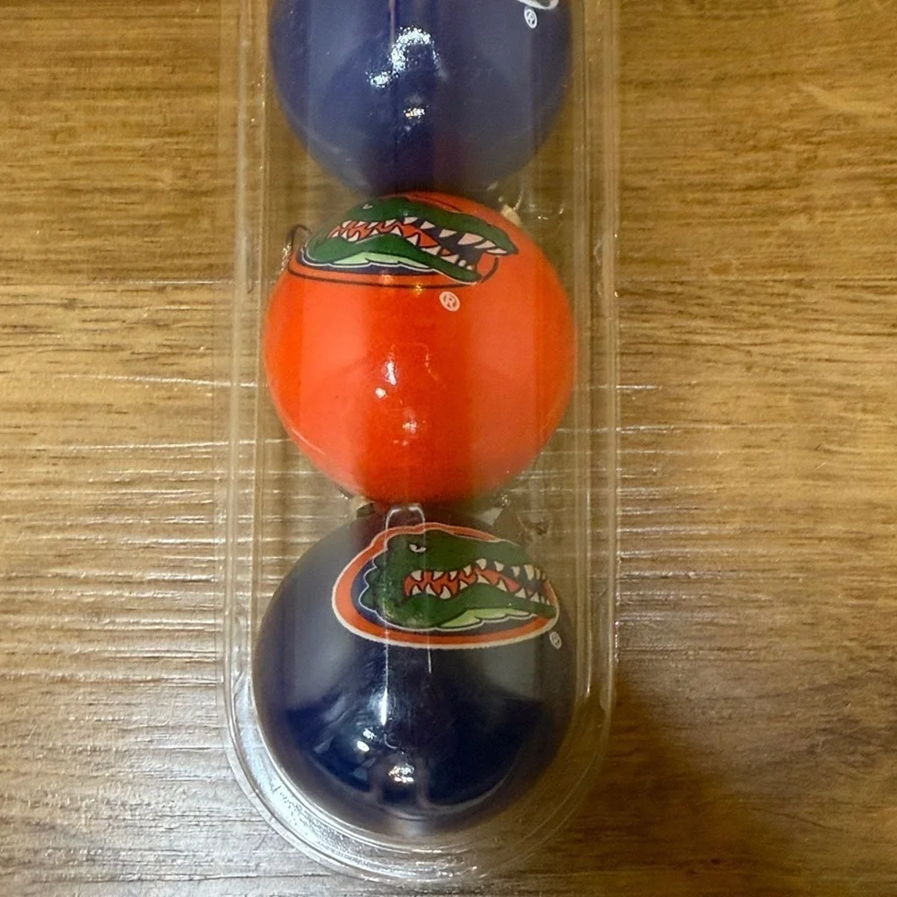 Florida Gators Forever Collectibles Team Logo 2” 12 pack Ornaments Blue Orange